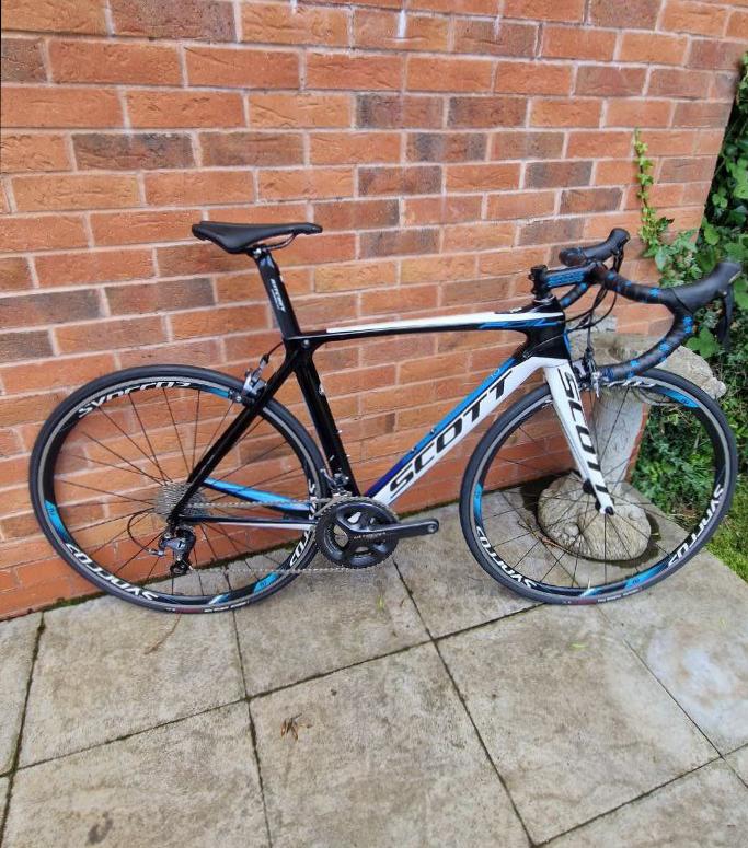 Scott Foil 10 Ultegra 11 speed Carbon Aero Road Bike 54cm Mint