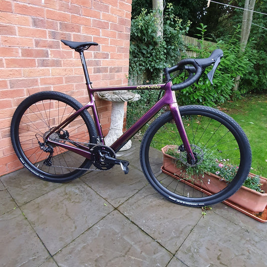 Sunset Purple Cervelo Aspero Carbon GRX Gravel Race Bike 54cm