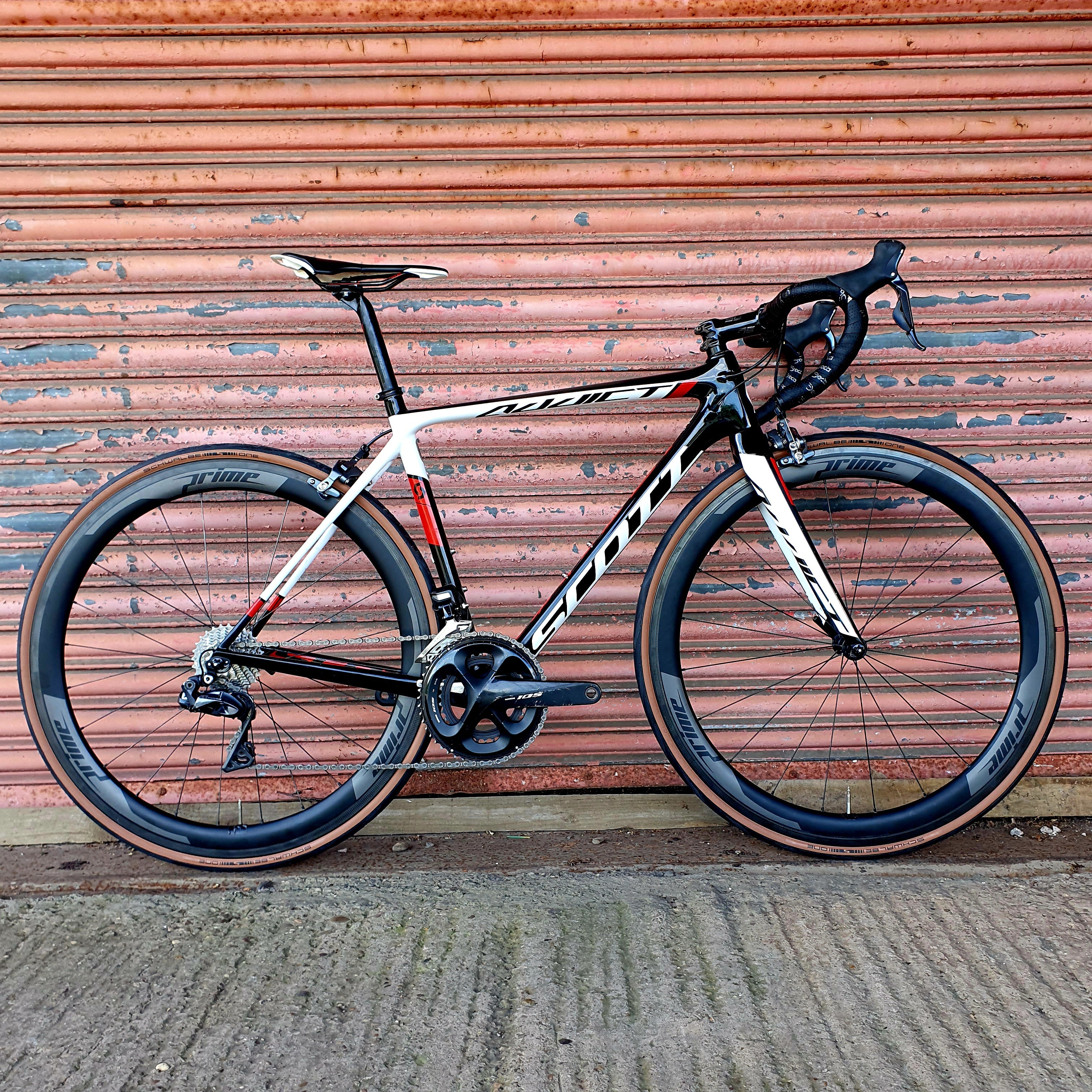 Scott Addict 20 Ultegra Di2 Carbon Road Bike 52cm S Broximo Prestige Steeds