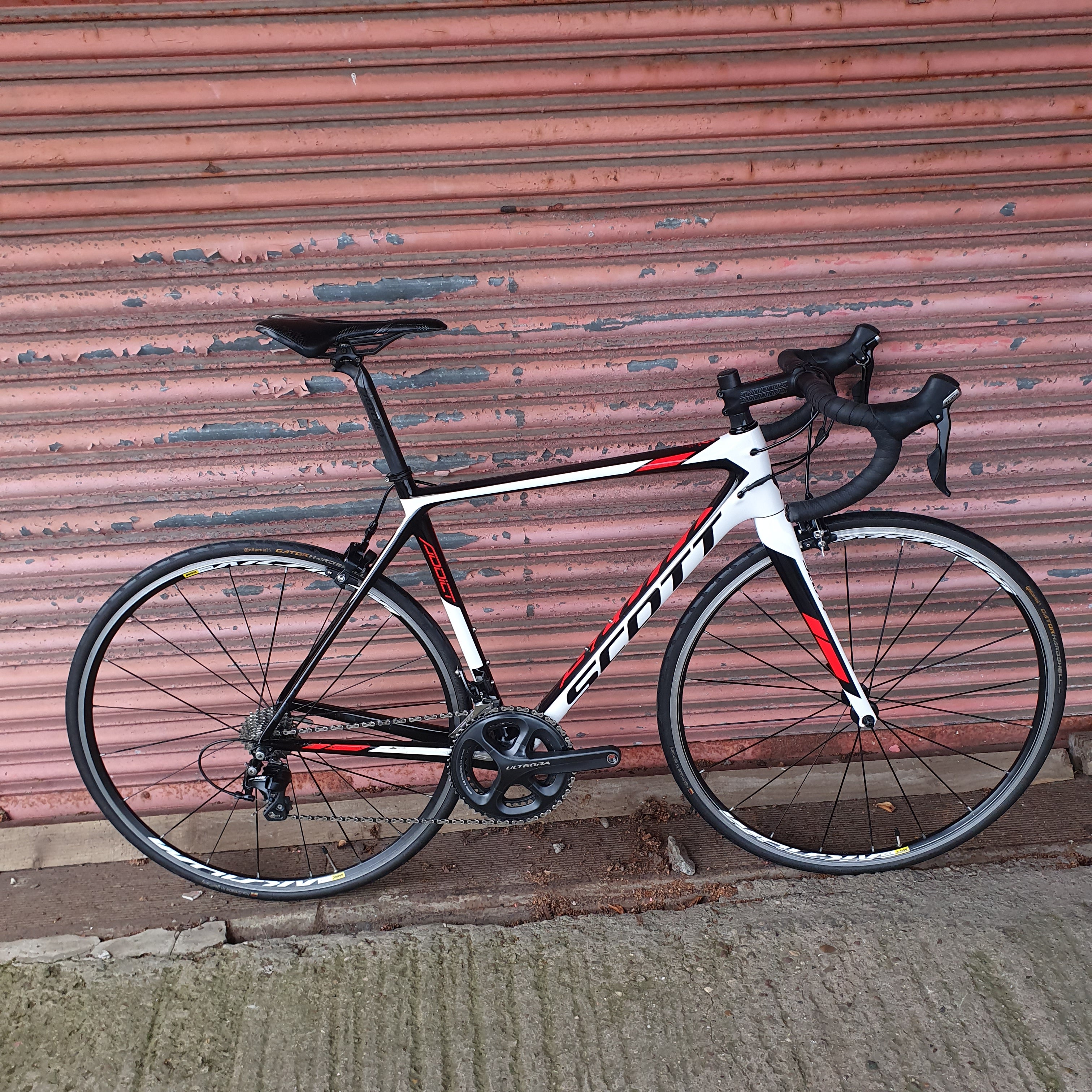 Scott Addict 20 Ultegra 105 11 speed Carbon Road Bike 54cm M cheap lig Broximo Prestige Steeds